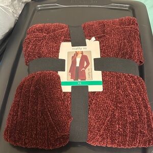 NWT Matty Me Burgundy Knit Cardigan Sweater